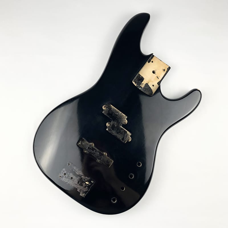 1980s Epiphone Powerbass PJ Bass Body Black | Reverb