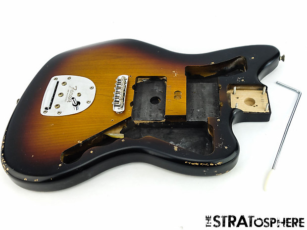 Vintage 60s Fender Road Worn Jazzmaster BODY HARDWARE Nitro Relic Sunburst