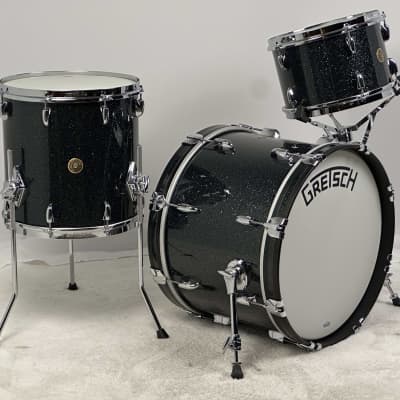 Gretsch 20/12/14" Broadkaster Drum Set - Black Glass image 3
