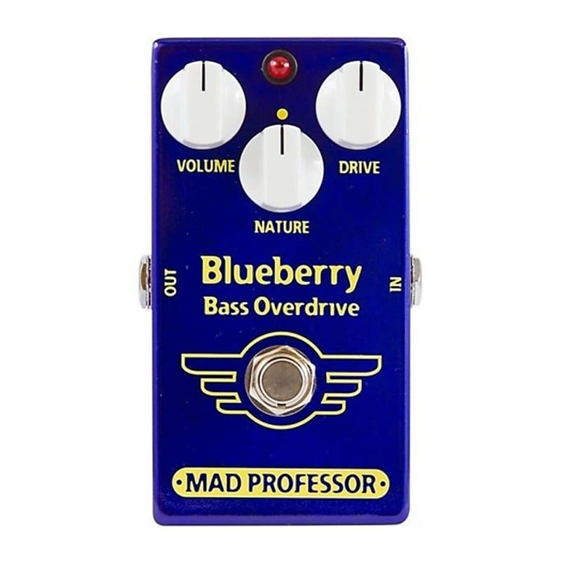 Mad Professor Blueberry Bass Overdrive Bass Guitar Effect Pedal image 1