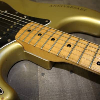 Fender 25th Anniversary Stratocaster  1979 Shore line Gold  With Original Case! image 4