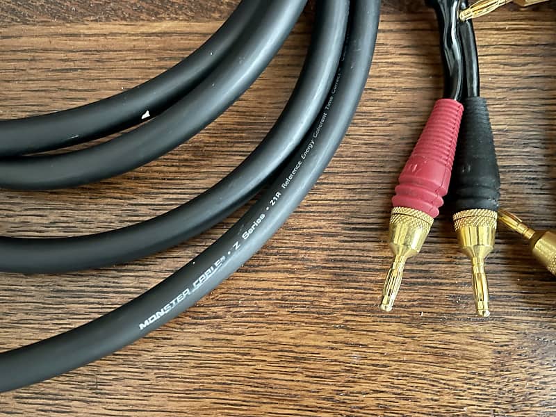 Monster Cable Z Series Z1R Speaker Cables | 10 ft Each | Reverb