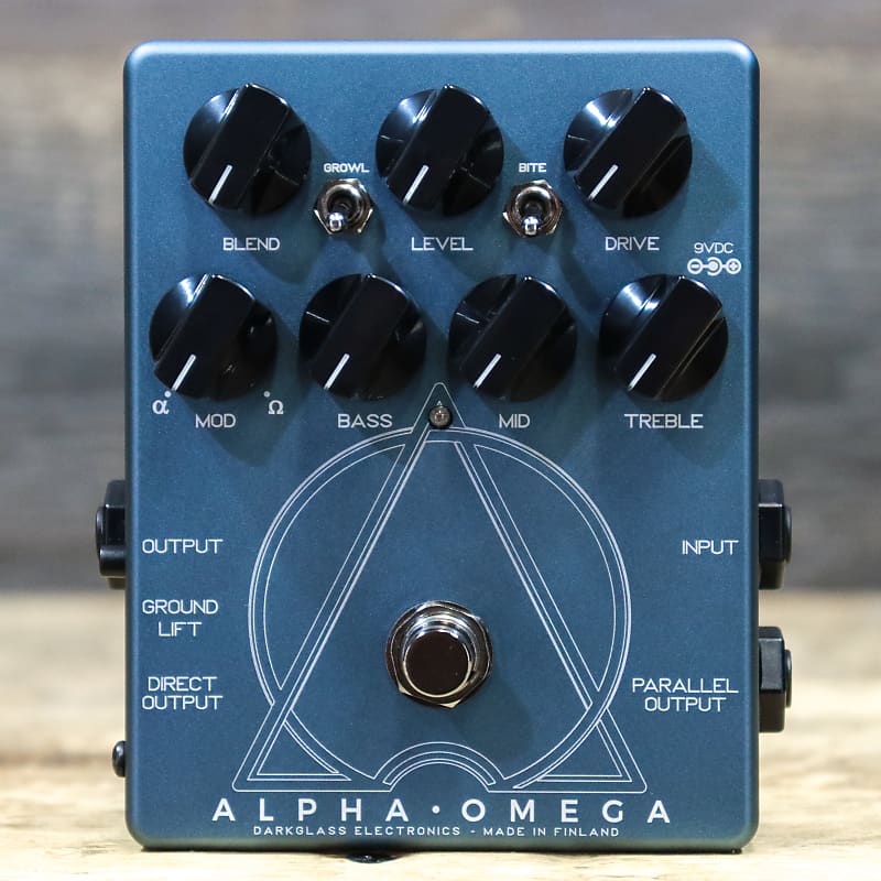 Darkglass Electronics Alpha Omega Dual Bass Preamp/Overdrive Effect Pedal image 1