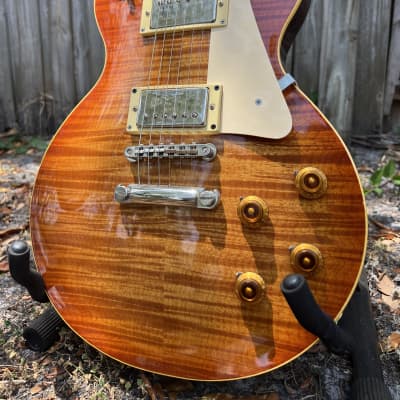 27 orville Les paul model LPS-80F レスポール Orville LPS-80F Les Paul Standard Photo Flame | Reverb