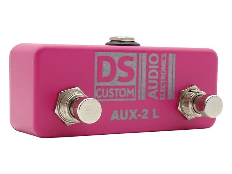 DS Custom Audio Electronics AUX-2 L (Latching Footswitch) - Quasar & Matte Coating image 1