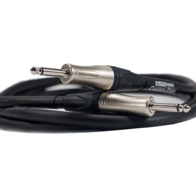 Elite Core CSS-2C 2 Conductor 12 AWG Tour Grade Speaker Cable with genuine Neutrik connectors - 5 ft / 1/4" / 1/4" image 1