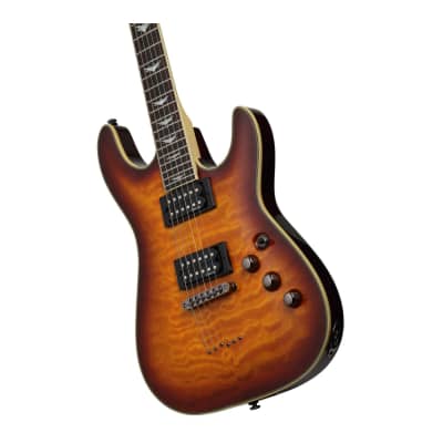 Schecter Omen Extreme-6 6-String Solid Body Maple neck Electric Guitar (Right-Handed, Vintage Sunburst) image 3