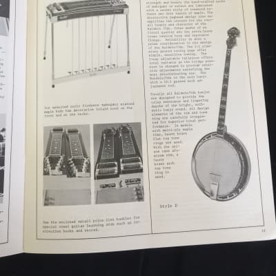 Gretsch Catalog, Price List, Order Form, Chet Atkins Promo 1972 image 7