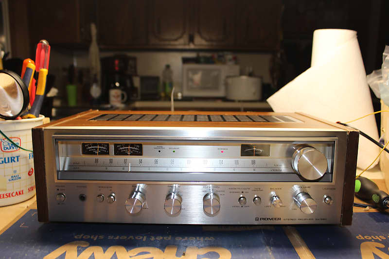 Restored Pioneer  SX-580 AM/FM Stereo Receiver (7)  			