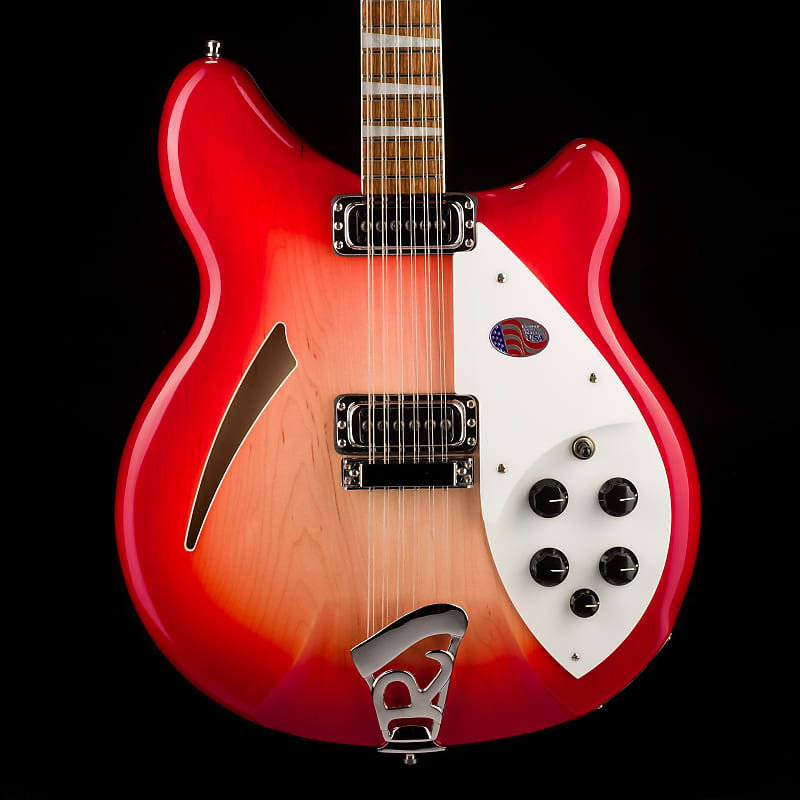 Rickenbacker 360/12 Fireglo Semi Hollow 12-String Electric Guitar with Case image 1