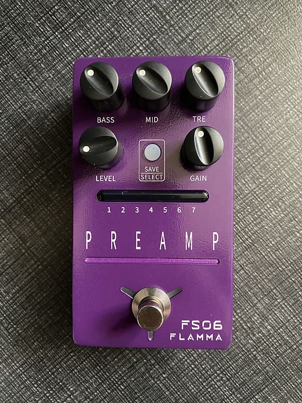 Flamma FS06 Multiple Guitar Preamp Pedal Reverb