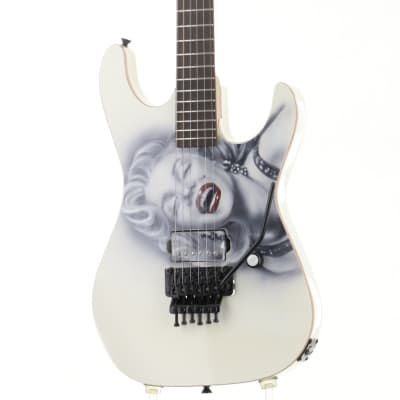 BOOTLEG GUITARS Generator Floyd Custom Painted Marilin Monroe White [SN J09198] (01/17) for sale