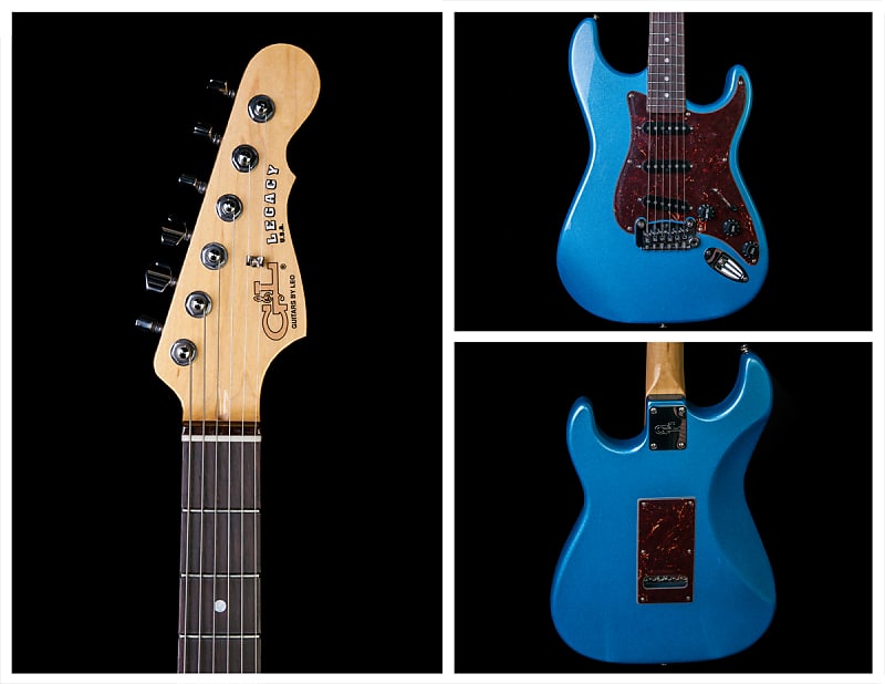 G&L Legacy エレキギター ブルー g-l-usa-legacy-hss-electric-