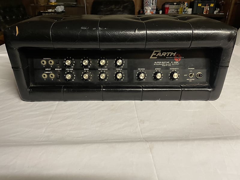Earth Sound Research Super Guitar Tube Amplifier G-2000 1970s Black Padded image 1