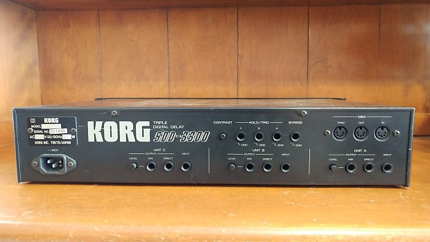 Korg SDD-3300 Triple Digital Delay 1980s | Reverb