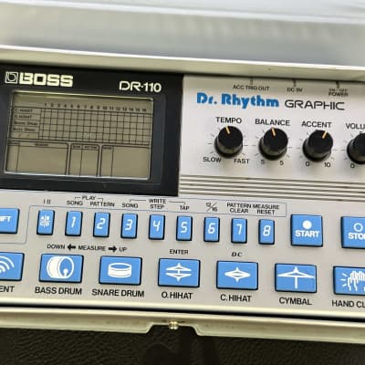 Boss DR-110 Dr. Rhythm 1980s - Silver