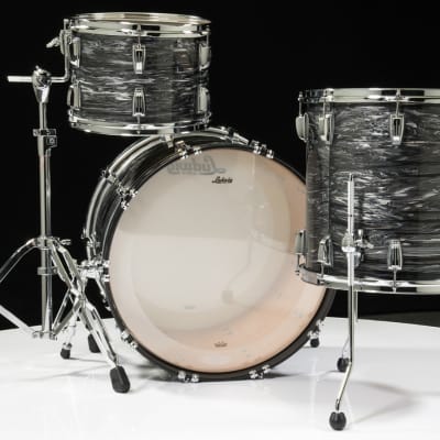Ludwig Classic Maple FAB 3pc Shell Pack - Vintage Black Oyster image 3
