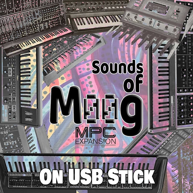 13 Moog Expansions for Akai MPC on USB Stick image 1