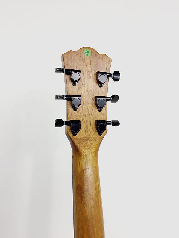 Caraya Safair 41EQ All Mahogany Dreadnought Acoustic Guitar,Built-in  EQ+Gig Bag