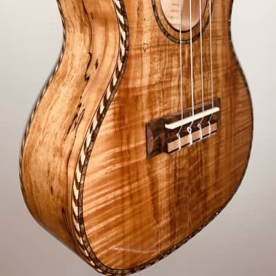 R.Empire 'The Spalted Bird' Concert Ukulele - spalted maple image 2