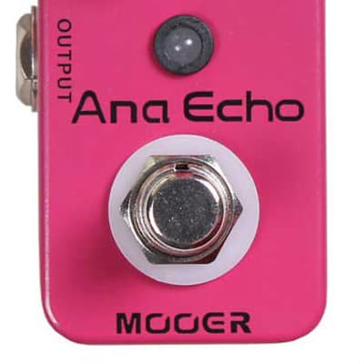 MOOER Ana Echo Mini Analog DELAY Guitar Effect Pedal Stompbox True Bypass Open Box Free Us Shipping image 2