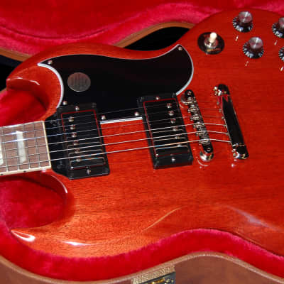 NEW! 2020 Gibson SG Standard '61 Stop Tail - Vintage Cherry Finish - Authorized Dealer - CASE image 5