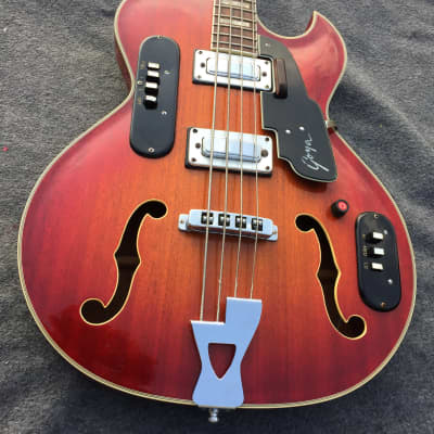 Goya Rangemaster Bass 1966 Cherry Sunburst image 2