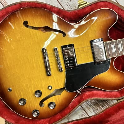 Gibson ES-335 Figured 2023 Iced Tea New Unplayed Auth Dlr 8lb 8oz #075 image 1
