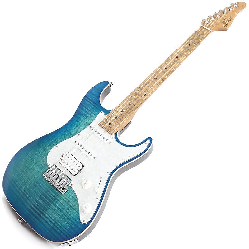 Suhr Guitars JE-Line Standard Plus (Aqua Blue Burst/Roasted Maple)  [SN.72393]