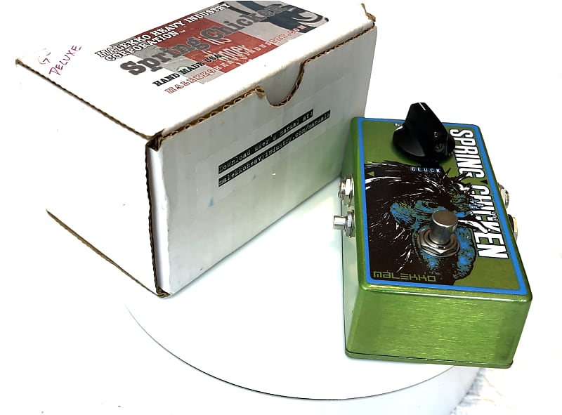 Malekko Spring Chicken Reverb Rare Green Graphics | Reverb