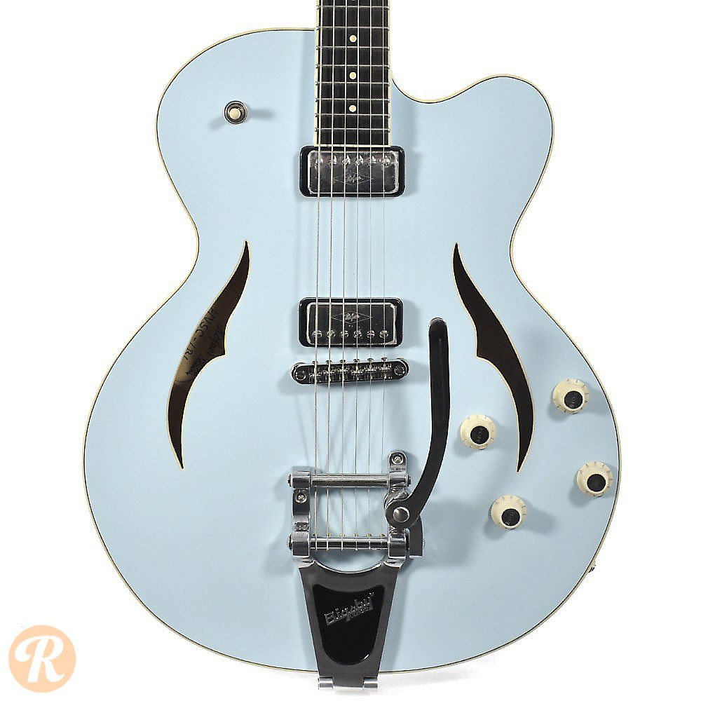 Hofner Verythin Single Cutaway Light Blue 2012 Reverb Deutschland
