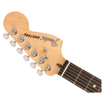 Open Box Fender American Performer Mustang - Satin Sonic Blue w/ Rosewood FB image 4