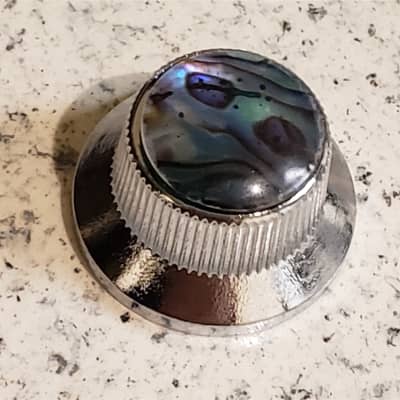 Dillion Chrome and Abalone knobs  by Dillion X 3 for sale