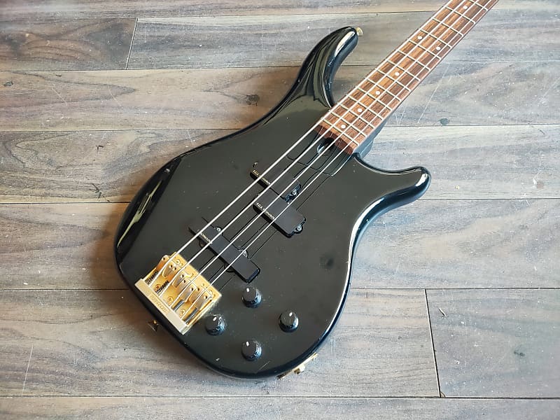 1990's Fernandes Japan FRB-65 Revolver Active Bass (Black)