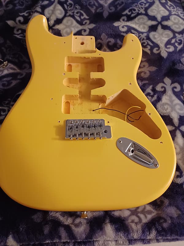COZART Stratocaster Copy Body 2021 TV Yellow Reverb