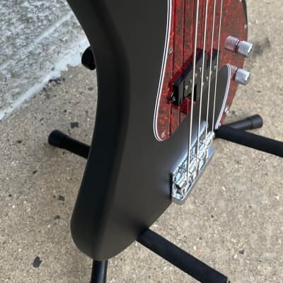 GAMMA Custom Bass Guitar P24-02, Alpha Model, Matte Black for sale