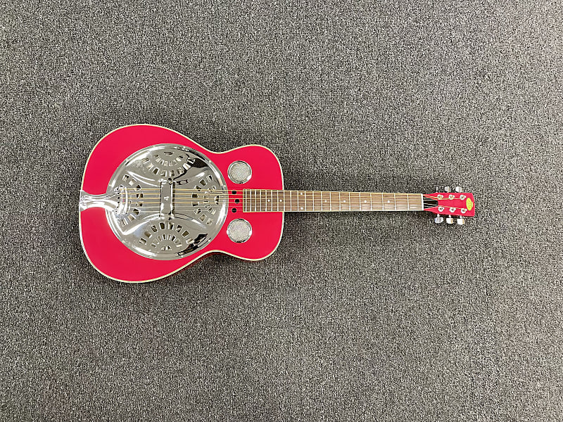 Regal San Francisco Resonator Guitar  - Red image 1