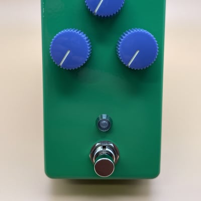 RCO Pedals Mercurial Boost 2022 Green with vintage violet knobs image 1