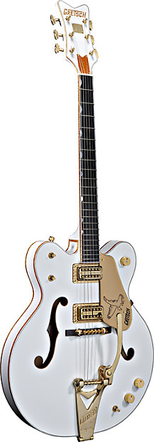 White falcon shop double cutaway