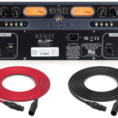 Manley Labs ELOP+ | Dual Channel Electro-Optical Compressor/Limiter with Stereo Link image 1