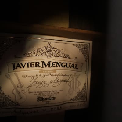 Alhambra Premier Pro Madagascar Javier Mengual Classical Guitar w/Hard Cse image 7