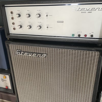 Stevens Bass Amp 1960s - Black Silver image 5