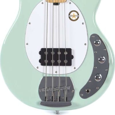 Sterling S.U.B. Series StingRay 4-String Bass Guitar, Mint Green image 2
