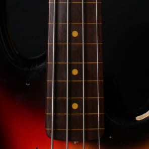 2002 Fender Custom Shop Jaco Pastorius Relic Jazz Bass Sunburst image 3