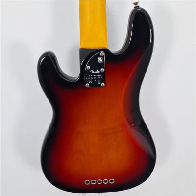 Fender American Professional II Precision Bass V, Rosewood Fingerboard, 3 Tone Sunburst, Ex-Display image 3