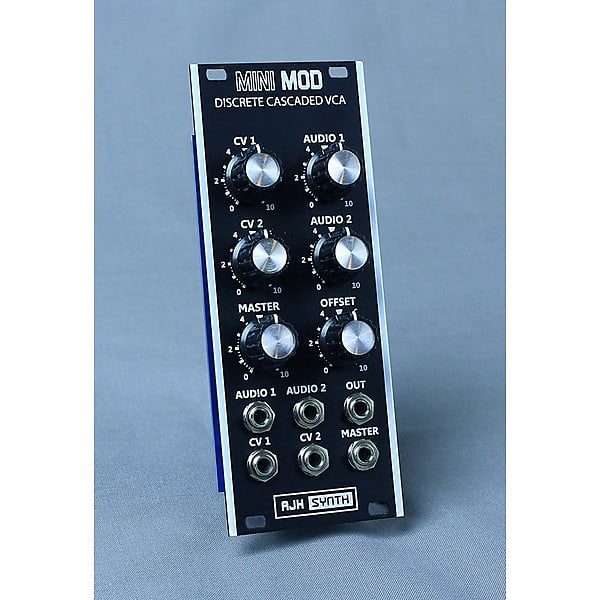 AJH Synth Minimod VCA Black Edition : Eurorack Module : NEW : [DETROIT MODULAR] image 1