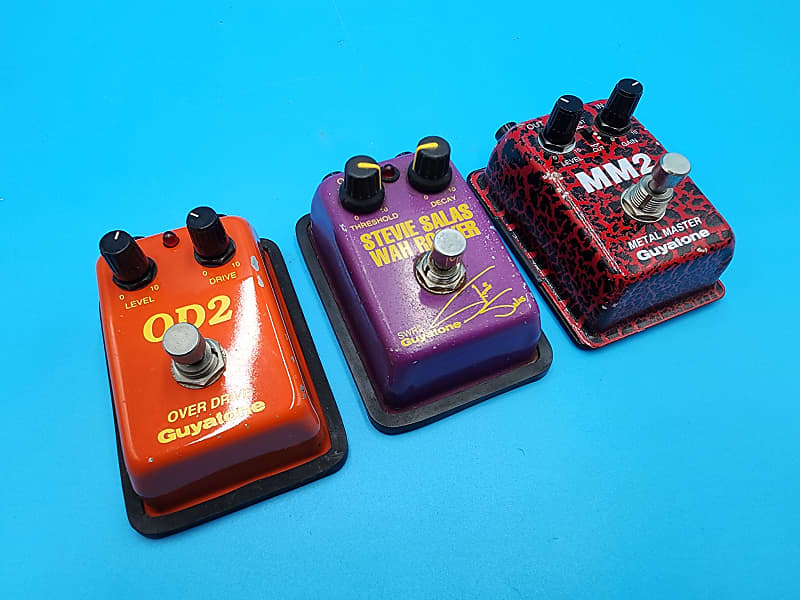 Rare Guyatone Micro Guitar Effect Pedal Bundle MM2 OD2 SWR2