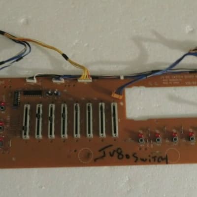 ROLAND 90' keyboard electronic SWITCH Command board JV80 JV PCB mallette image 1