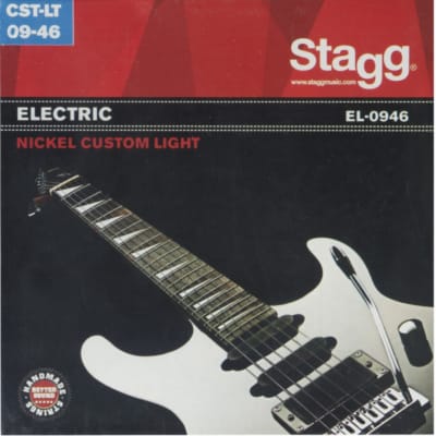 Stagg EL-0946 - Jeu de cordes en acier nickélé pour guitare éléctrique for sale