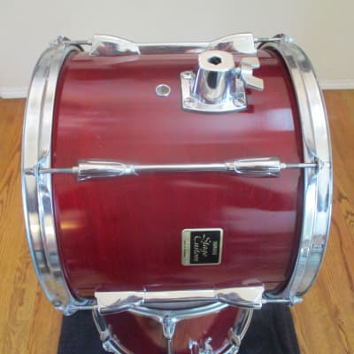 Yamaha Stage Custom 12 X 10 Rack Tom, Cherry Lacquer, Birch Shell, Pro Heads - Excellent! image 2